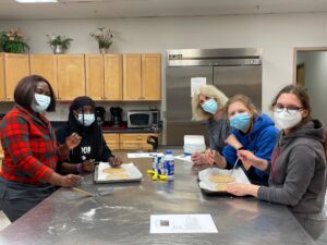 Youth Group Making Communion Bread
