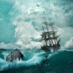 ship-wreck painting by comfreak, pixabay
