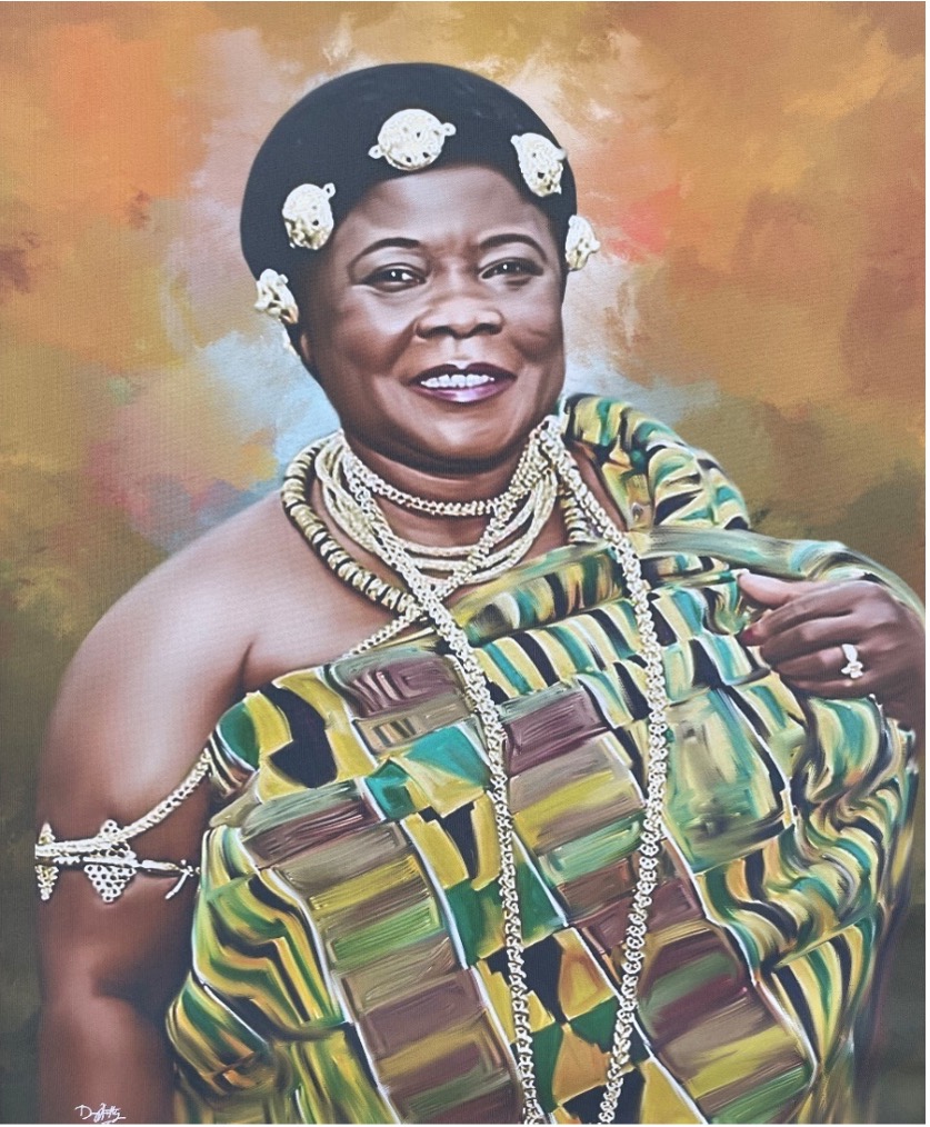 Painting of Agnes Akotuah