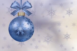 blue christmas ornament, pixabay