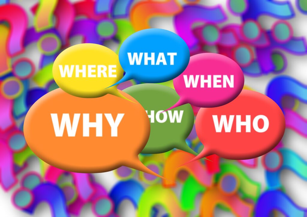 question word bubbles, image by pixabay