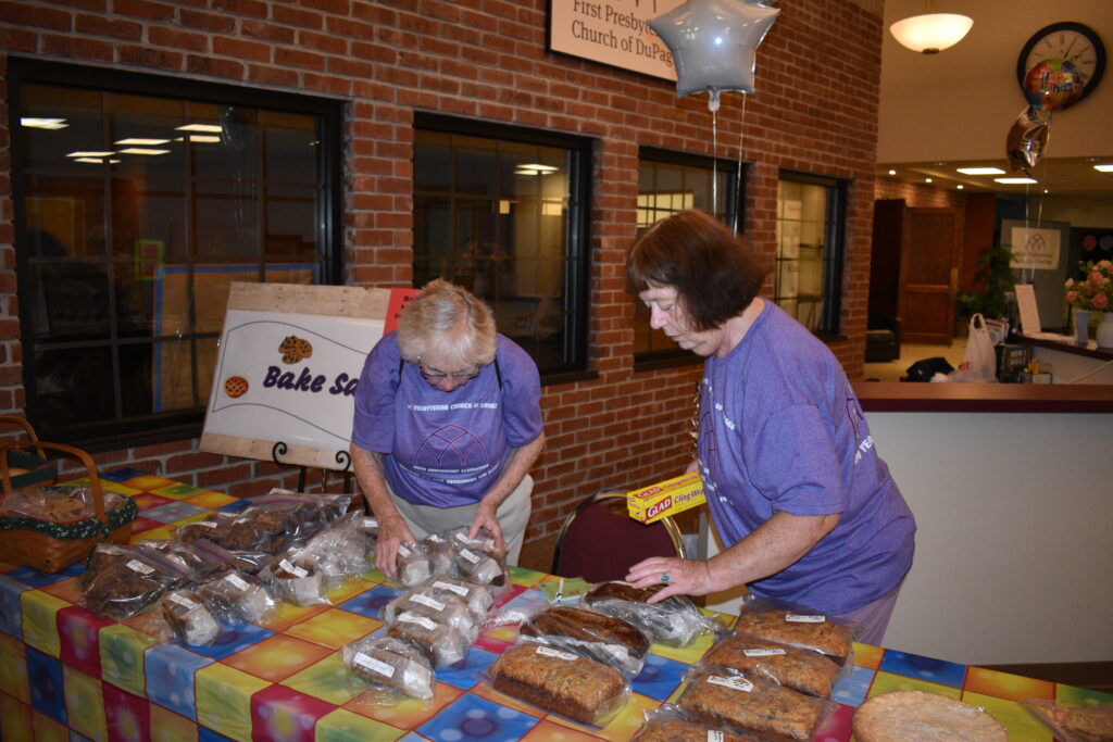 Bake Sale setup