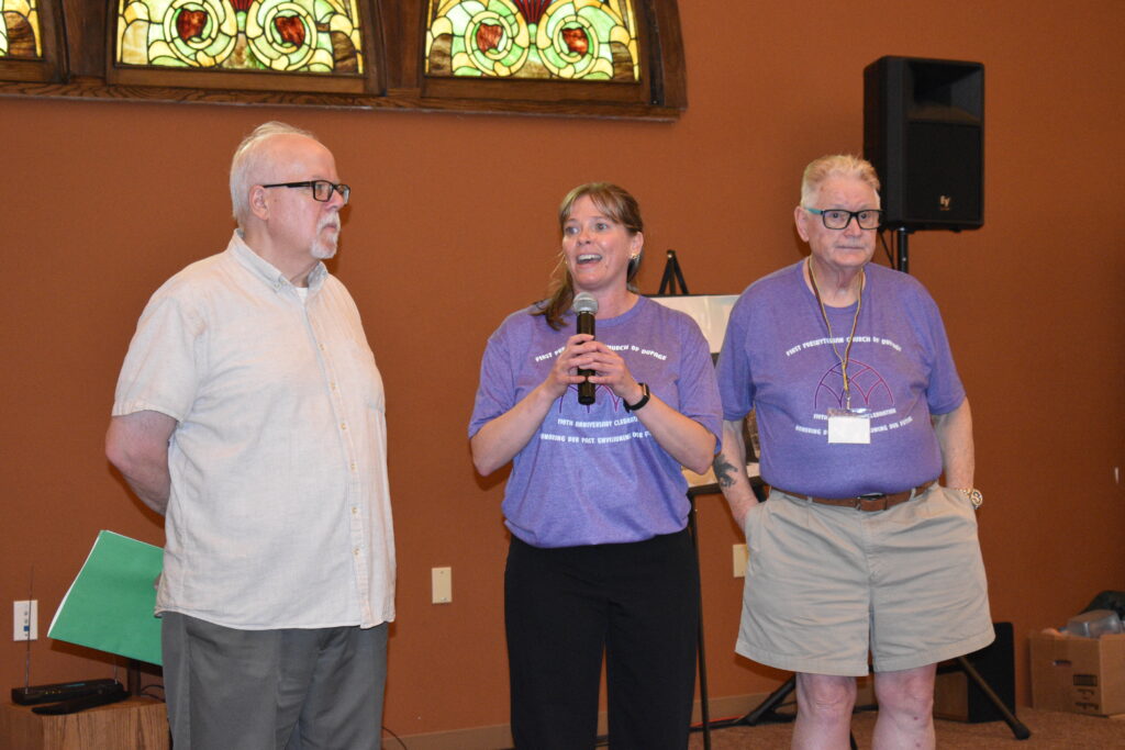 Rev. Eric Heinecamp Making Proclaimation