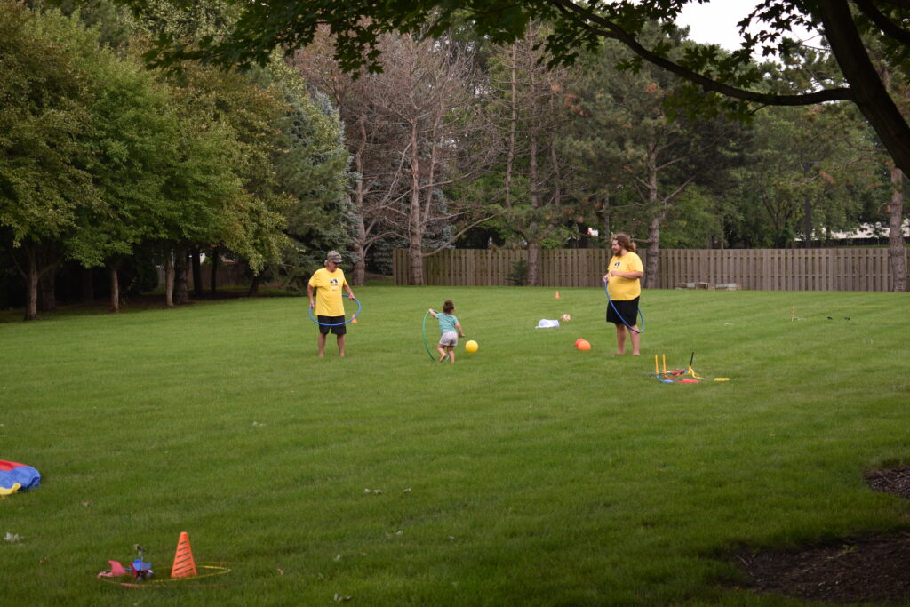 Kids playing in FPCD Yard