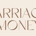 marriage & money, stylized text