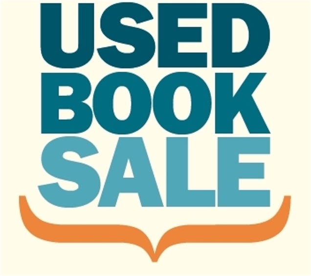 "Used Book Sale" stylized image