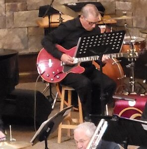 Guitar Player at Swingset Big Band