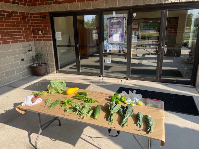 Fresh food offered on July 22
