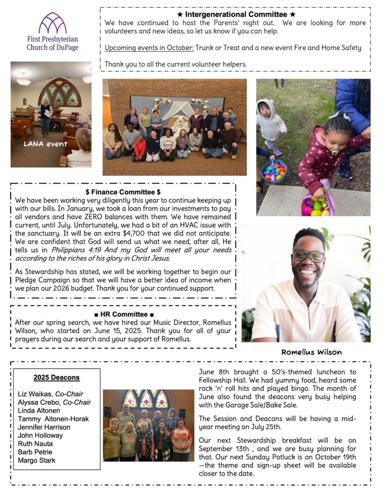 FPCD Newsletter page 1 image