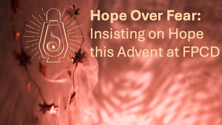 Lantern Image advertising Hope Over Fear sermon series
