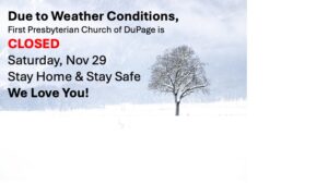 Church Closed Nov 30