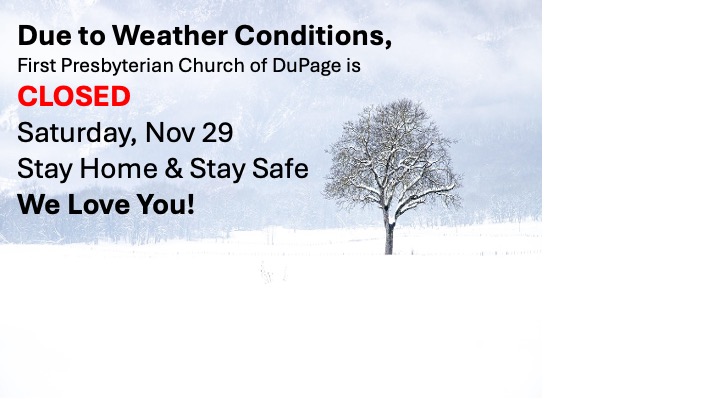 Church Closed Nov 30
