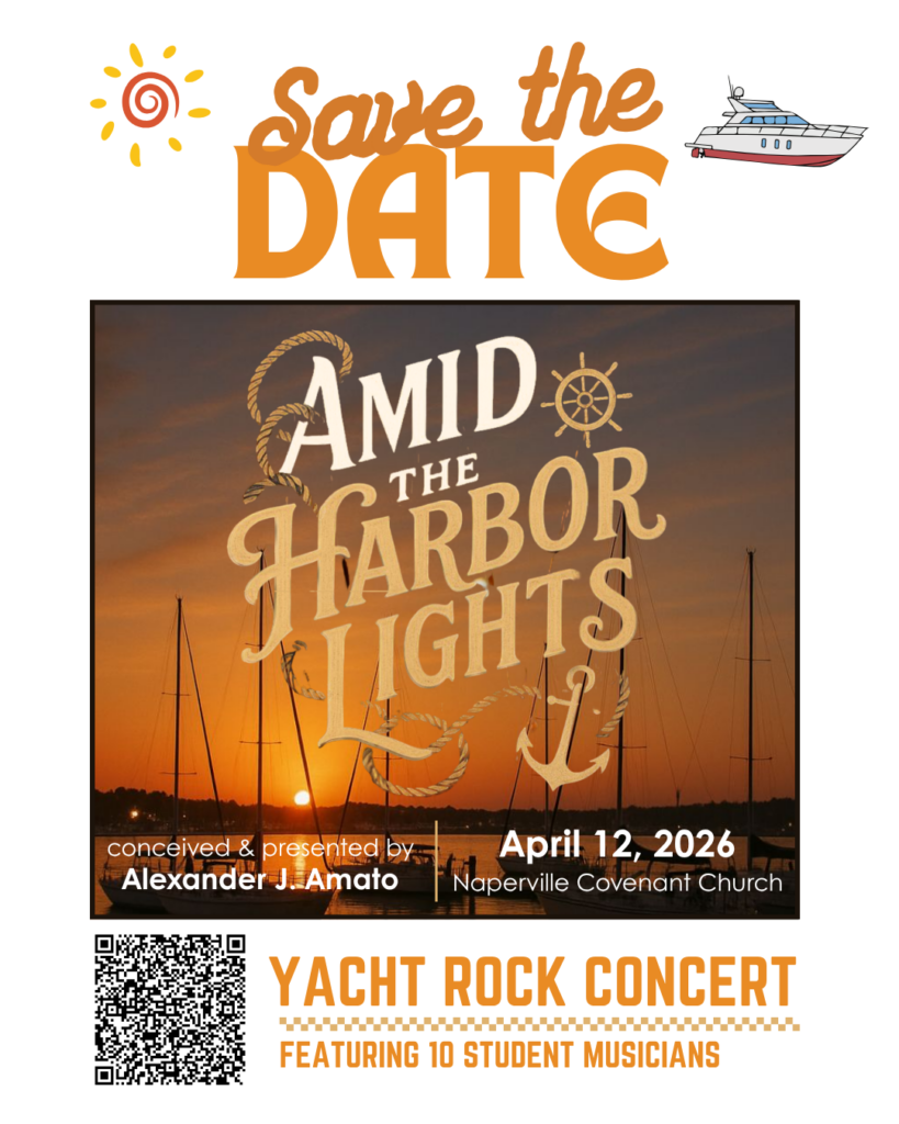 Event flier with QR code